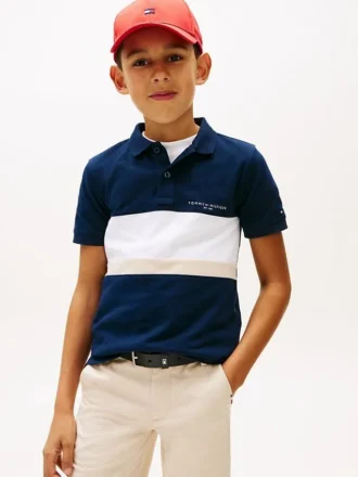 Lasten Colorblock-polo