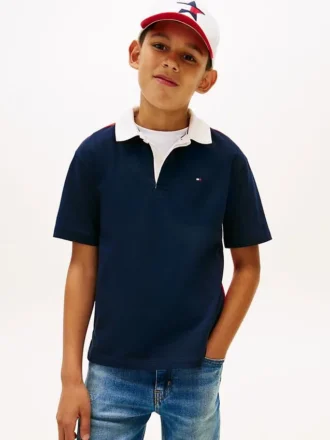 Lasten Colorblock Rugby -polo