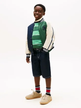 Lasten denim-carpenter-shortsit