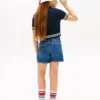 Lasten denim-shortsit