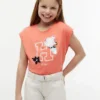 Lasten Flip Sequin Floral Logo T-paita