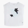 Lasten Flip Sequin Floral Logo T-paita