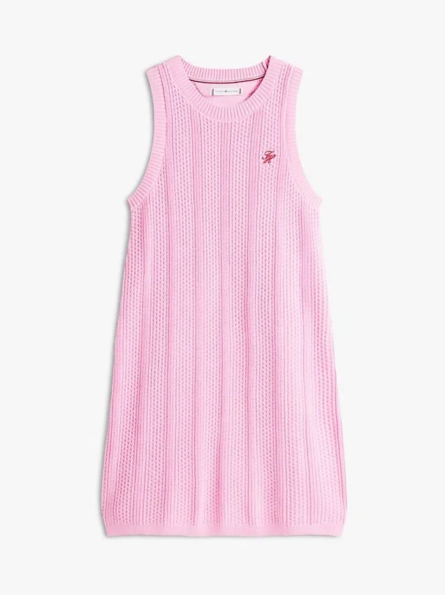 Lasten hihaton virkattu mekko Lasten hihaton virkattu mekko