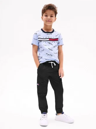 Lasten joustavat cargo-jogger-housut