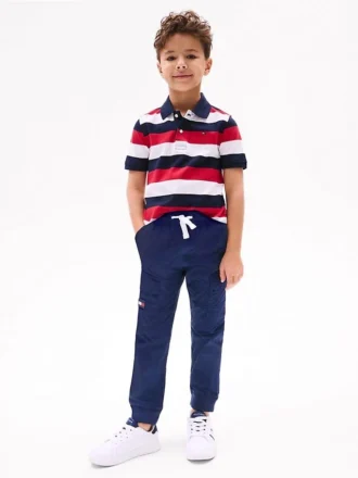 Lasten joustavat cargo-jogger-housut