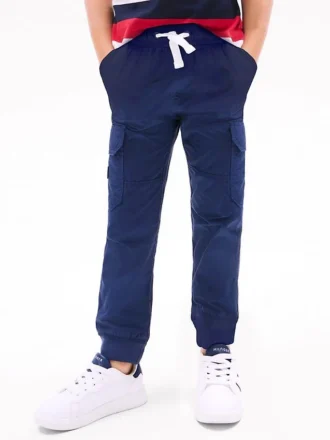 Lasten joustavat cargo-jogger-housut