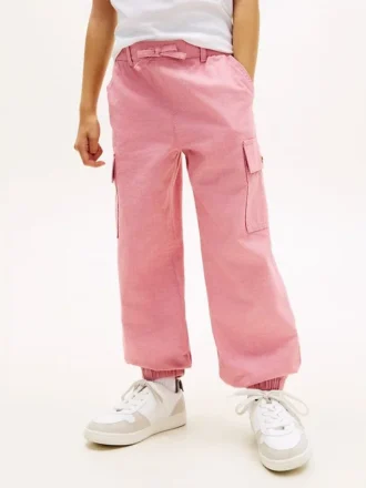 Lasten joustavat chino-cargo-joggerit