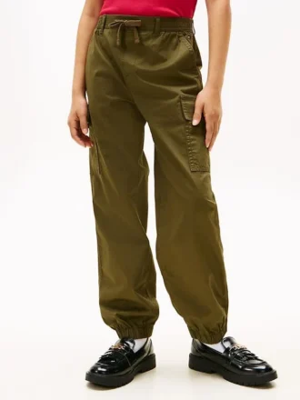 Lasten joustavat chino-cargo-joggerit
