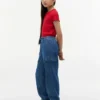Lasten joustavat chino-cargo-joggerit Lasten joustavat chino-cargo-joggerit
