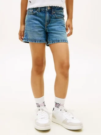 Lasten kapeat denimshortsit