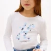 Lasten kukallinen monogrammipaita Lasten kukallinen monogrammipaita