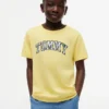 Lasten kukallinen Tommy-logopaita Lasten kukallinen Tommy-logopaita