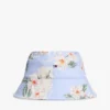 Lasten kukkakuvioinen bucket-hatu