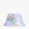 Lasten kukkakuvioinen bucket-hatu