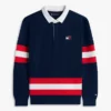 Lasten Logo Graphic Stripe Rugby -polo