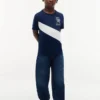 Lasten Monogram Banner Stripe -T-paita Lasten Monogram Banner Stripe -T-paita