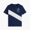 Lasten Monogram Banner Stripe -T-paita Lasten Monogram Banner Stripe -T-paita