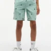 Lasten monogrammilogolla varustetut raidalliset Shortsit Lasten monogrammilogolla varustetut raidalliset Shortsit