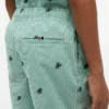 Lasten monogrammilogolla varustetut raidalliset Shortsit Lasten monogrammilogolla varustetut raidalliset Shortsit