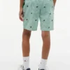 Lasten monogrammilogolla varustetut raidalliset Shortsit Lasten monogrammilogolla varustetut raidalliset Shortsit