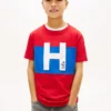 Lasten Nautical H Logo Colorblock -T-paita