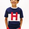 Lasten Nautical H Logo Colorblock -T-paita Lasten Nautical H Logo Colorblock -T-paita