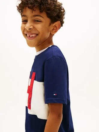Lasten Nautical H Logo Colorblock -T-paita