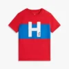 Lasten Nautical H Logo Colorblock -T-paita