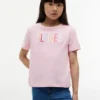 Lasten paljettinen Hilfiger-logopaita Lasten paljettinen Hilfiger-logopaita