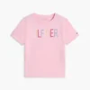 Lasten paljettinen Hilfiger-logopaita Lasten paljettinen Hilfiger-logopaita