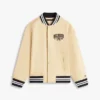 Lasten peachettu twill-varsity-bomber Lasten peachettu twill-varsity-bomber