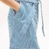 Lasten raidallinen denim-mekko