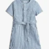 Lasten raidallinen denim-mekko