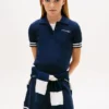 Lasten raidallinen neulepolo-mekko Lasten raidallinen neulepolo-mekko