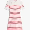 Lasten raidallinen neulepolo-mekko Lasten raidallinen neulepolo-mekko