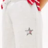 Lasten Rhinestone Star Logo -verkkarihousut Lasten Rhinestone Star Logo -verkkarihousut