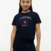 Lasten Rhinestone Tommy Logo -T-paita Lasten Rhinestone Tommy Logo -T-paita