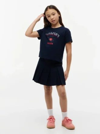 Lasten Rhinestone Tommy Logo -T-paita