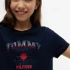 Lasten Rhinestone Tommy Logo -T-paita Lasten Rhinestone Tommy Logo -T-paita
