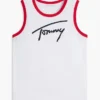 Lasten Script Tommy -logolla varustettu hihaton paita Lasten Script Tommy -logolla varustettu hihaton paita