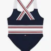 Lasten Signature Stripe -kaksiosainen uimapuku