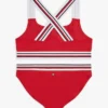 Lasten Signature Stripe -kaksiosainen uimapuku
