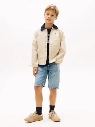 Lasten suorat denimshortsit