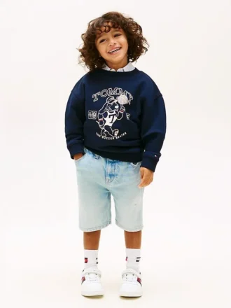 Lasten suorat denimshortsit Lasten suorat denimshortsit