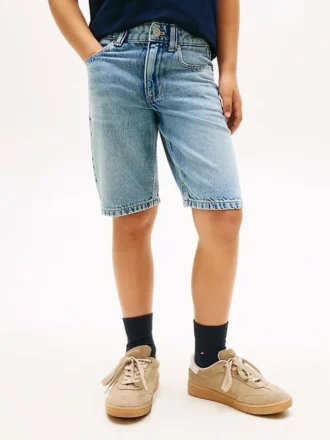 Lasten suorat denimshortsit