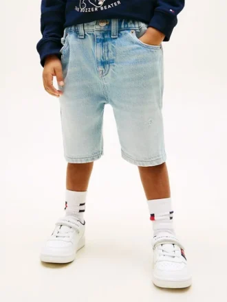 Lasten suorat denimshortsit Lasten suorat denimshortsit