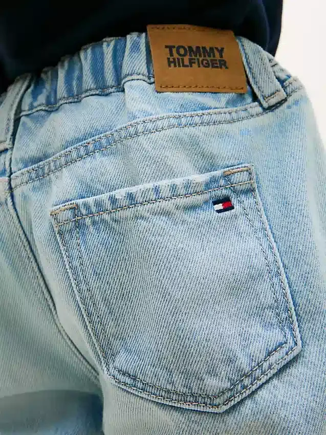 Lasten suorat denimshortsit Lasten suorat denimshortsit