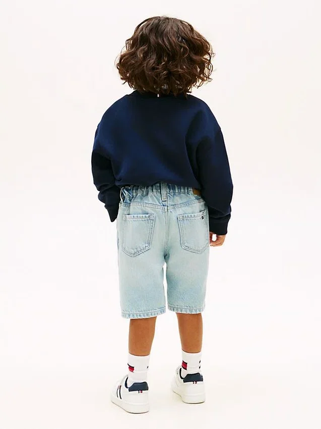 Lasten suorat denimshortsit Lasten suorat denimshortsit