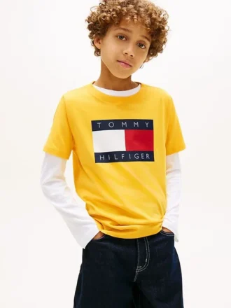 Lasten Tommy Flag Logo -T-paita