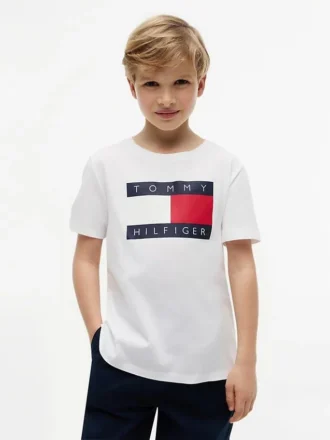 Lasten Tommy Flag Logo -T-paita